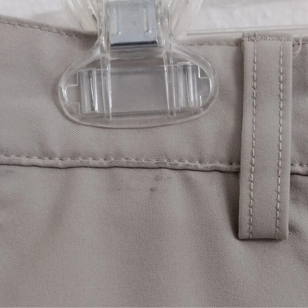 FootJoy Performance Pants Mens 36 X 32 Golf Stretch Beige Button Front Chino